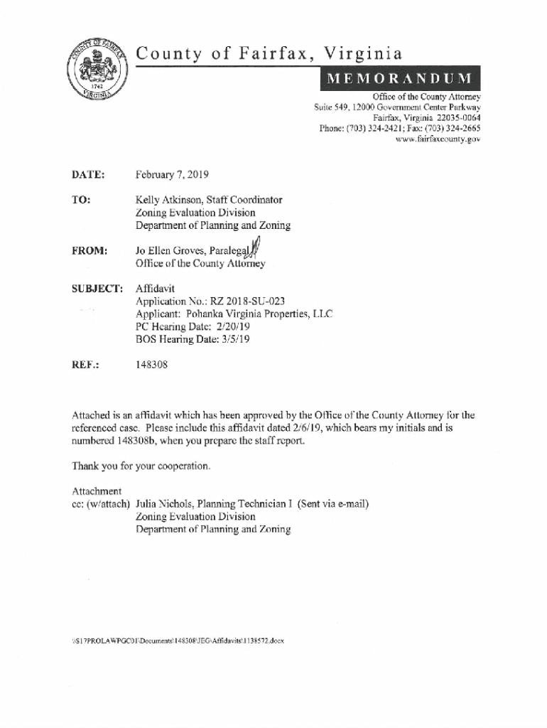 Fillable Online fairfaxcounty LDS Public Records Land Development Services Fairfax