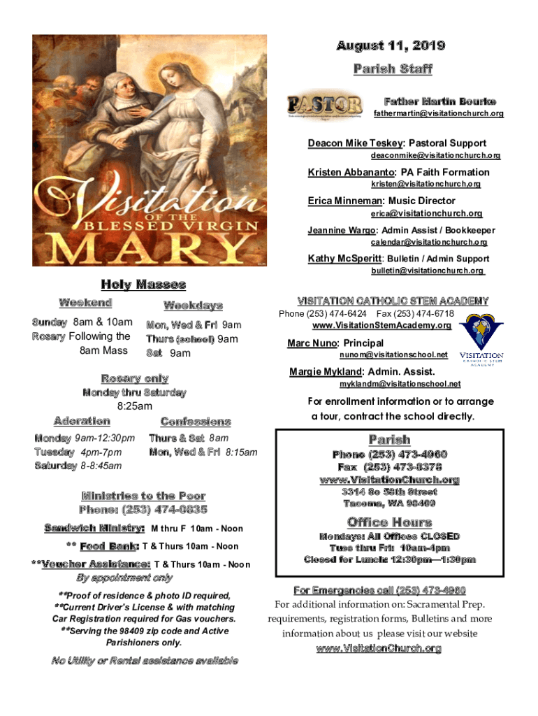 Fillable Online Parish