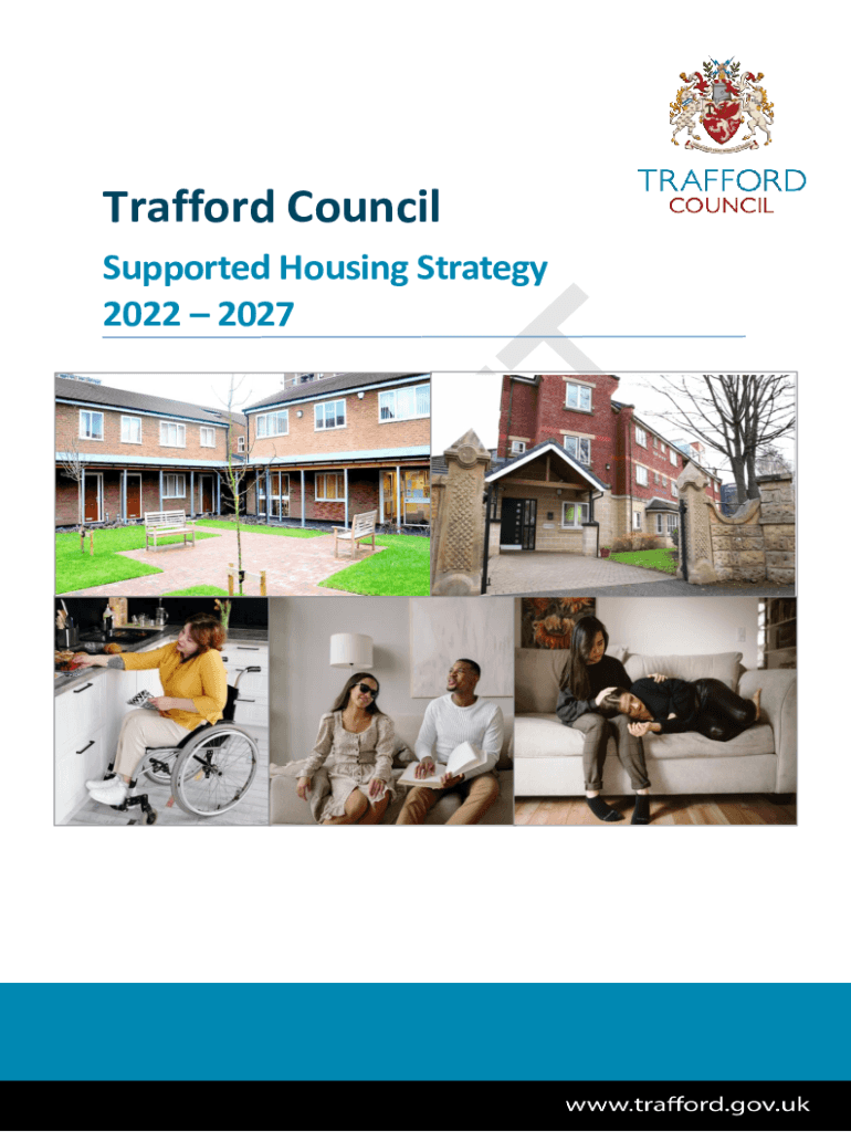 Fillable Online Trafford Supported Housing Strategy