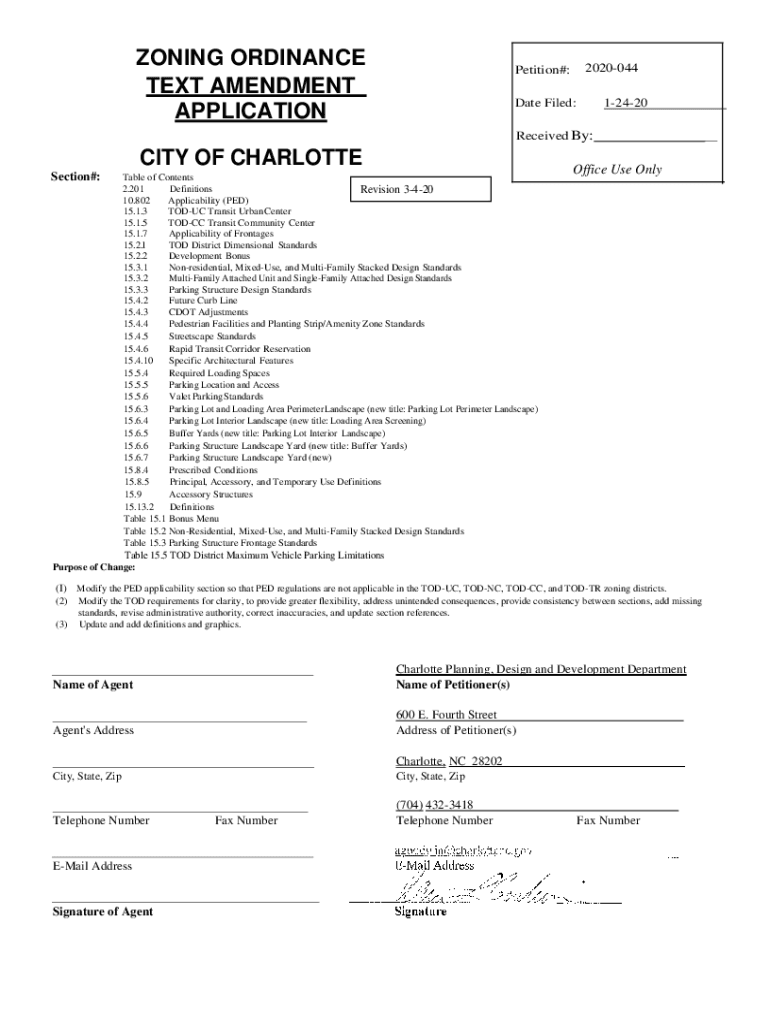 Fillable Online Zoning Text Amendments Prince William County