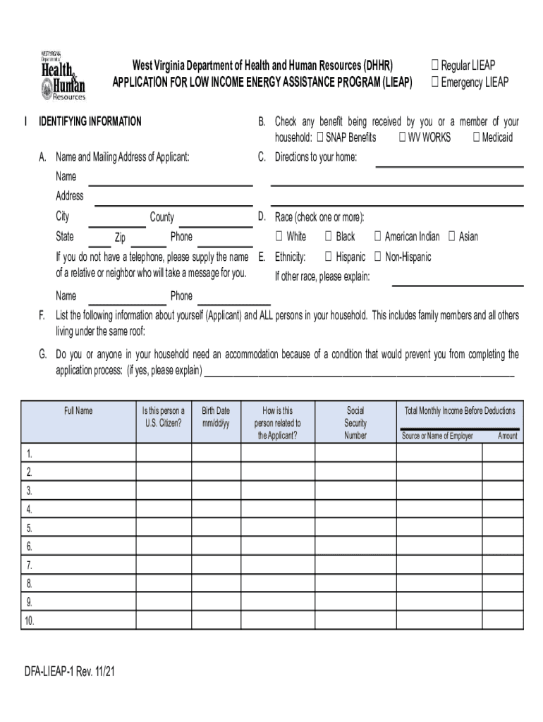 Fillable Online dhhr wv DHHR Extends Application Period for Low