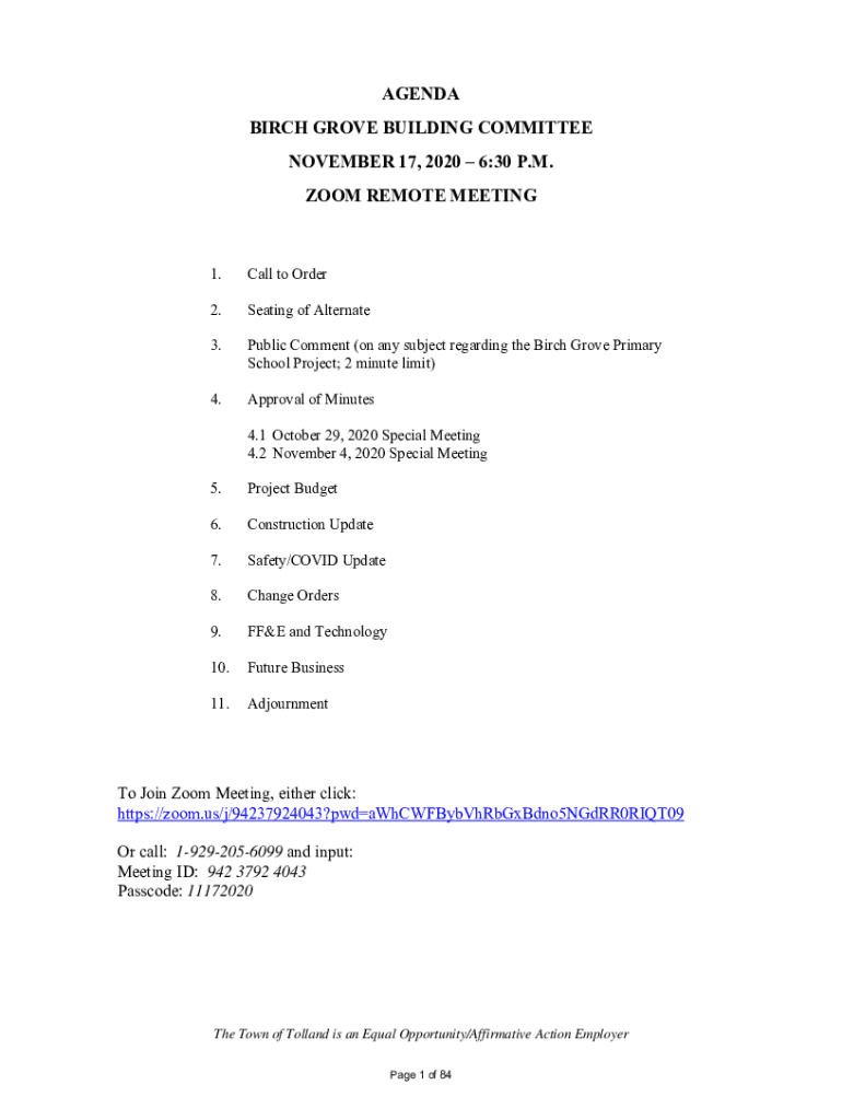 Fillable Online Legal Notice Public Hearing Tolland Planning & Zoning