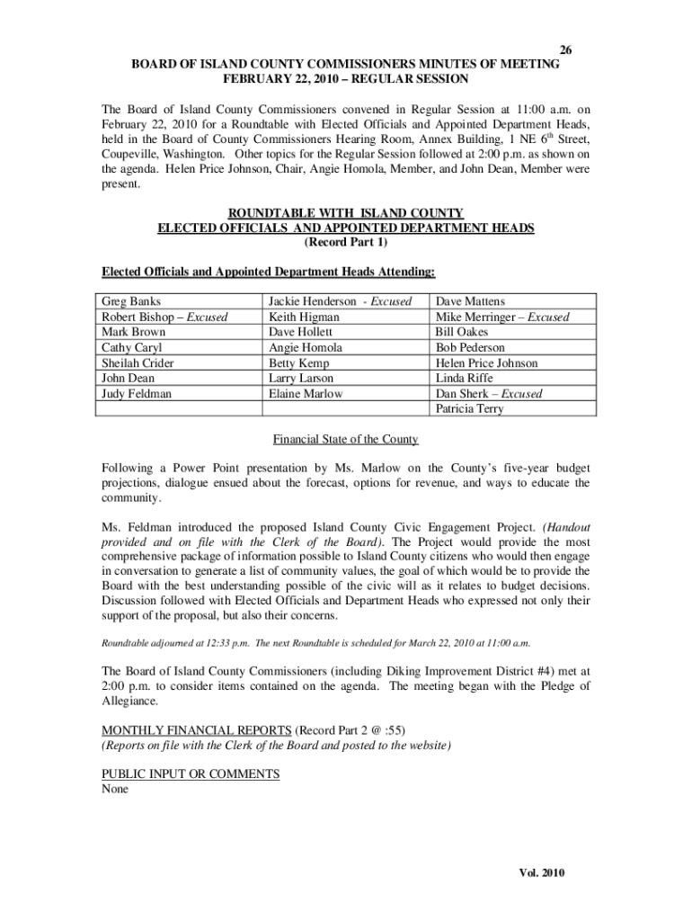 Fillable Online Island County, Washington Fax Email Print pdfFiller