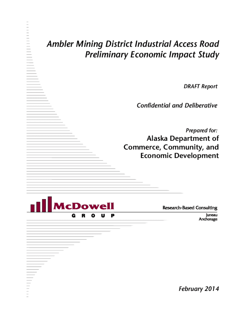 Fillable Online Alaskas Ambler Road to Resources Project Analysis