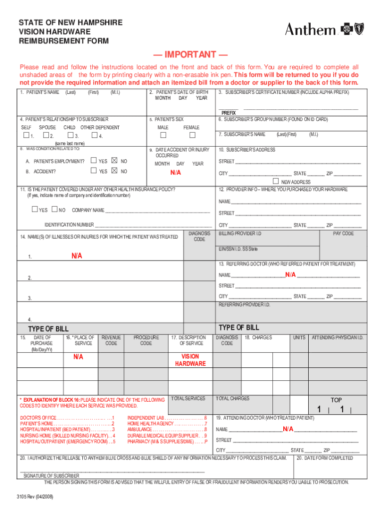 Fillable Online How to Submit, Track and Access Anthem Claims AnthemHow