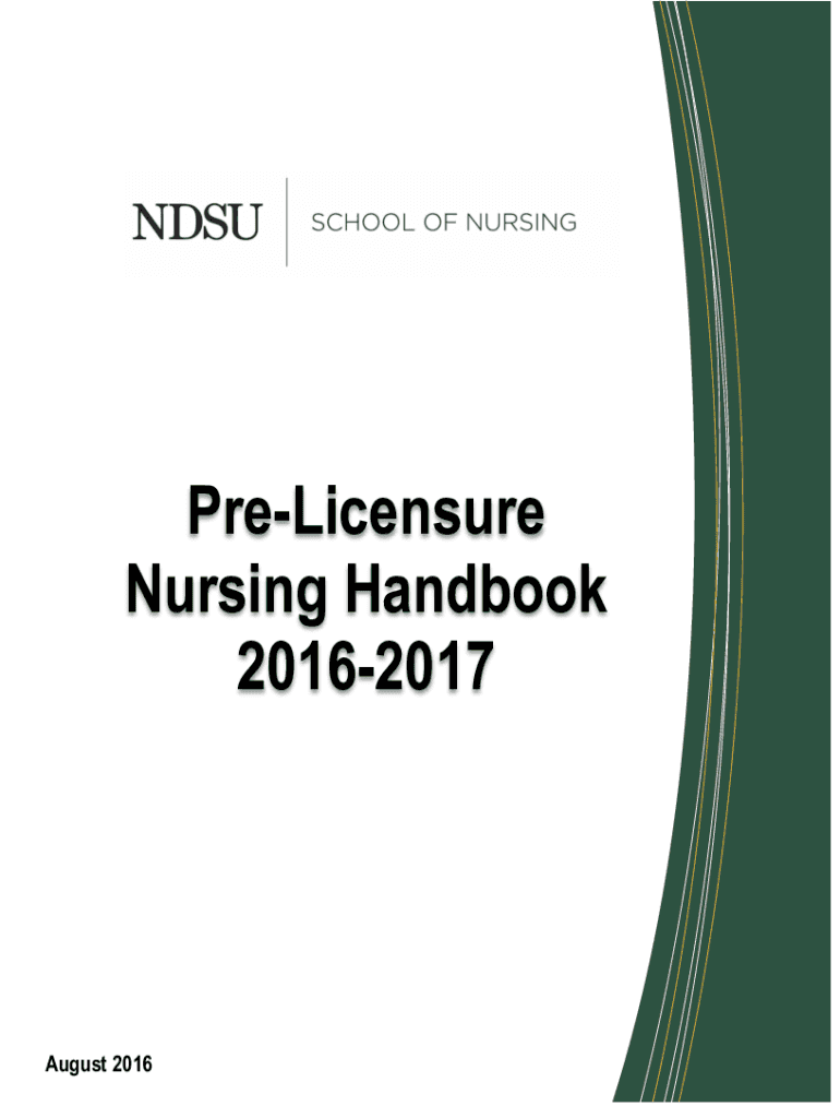 Fillable Online COLLEGE OF HEALTH PROFESSIONS SCHOOL OF NURSING Pre