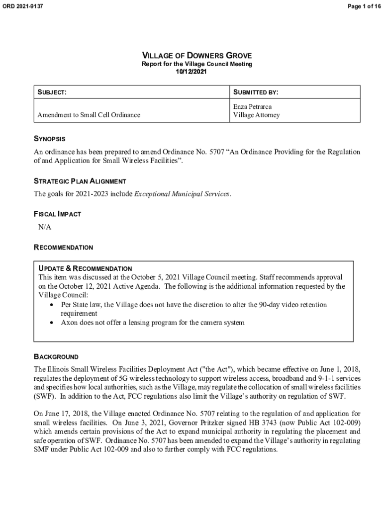 Fillable Online Downers Grove Sanitary District Wastewater Treatment