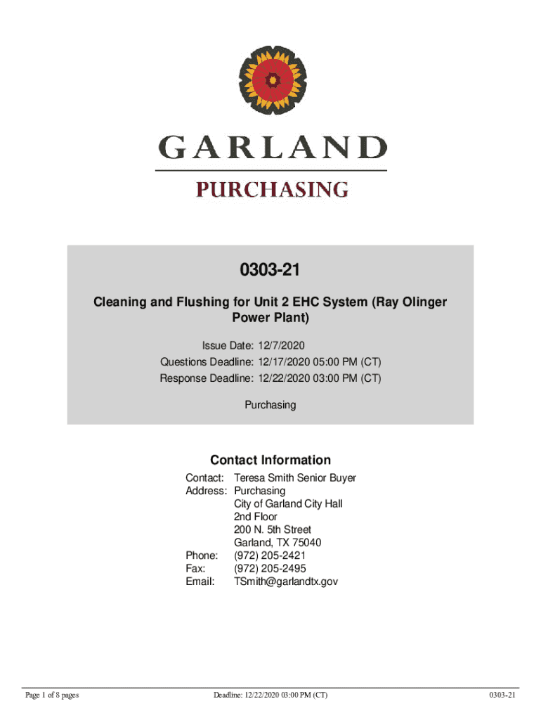 Fillable Online Cleaning And Flushing For Unit 2 Ehc System (ray