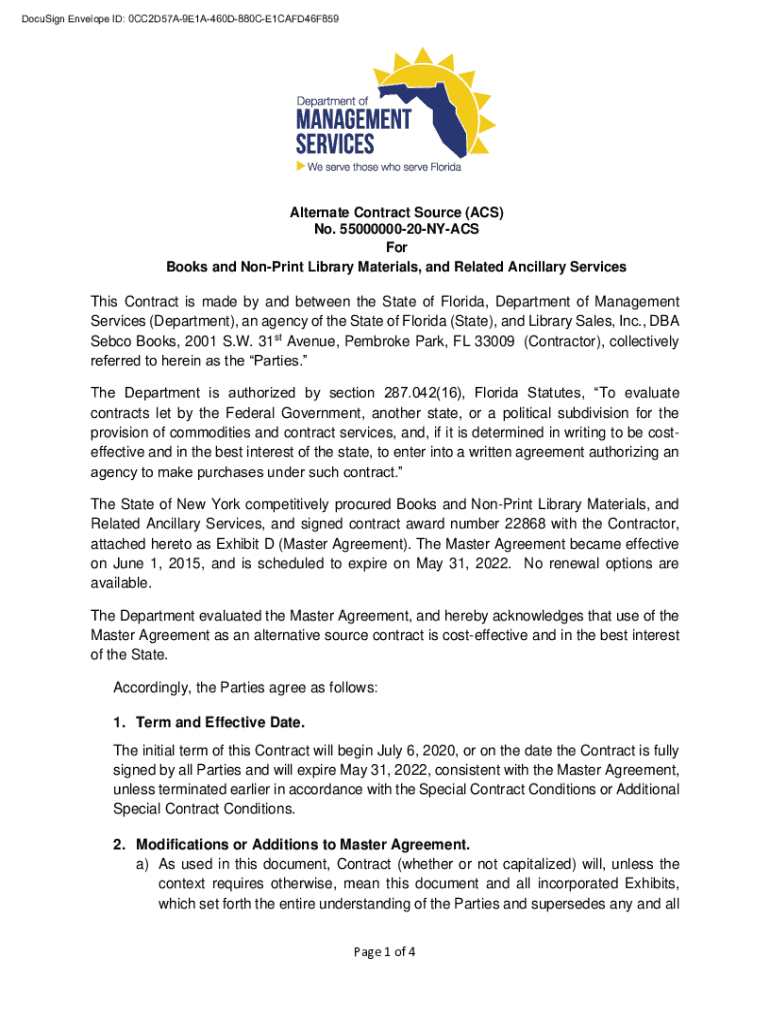 Fillable Online Library Sales ACS Contract.pdf Fax Email Print pdfFiller
