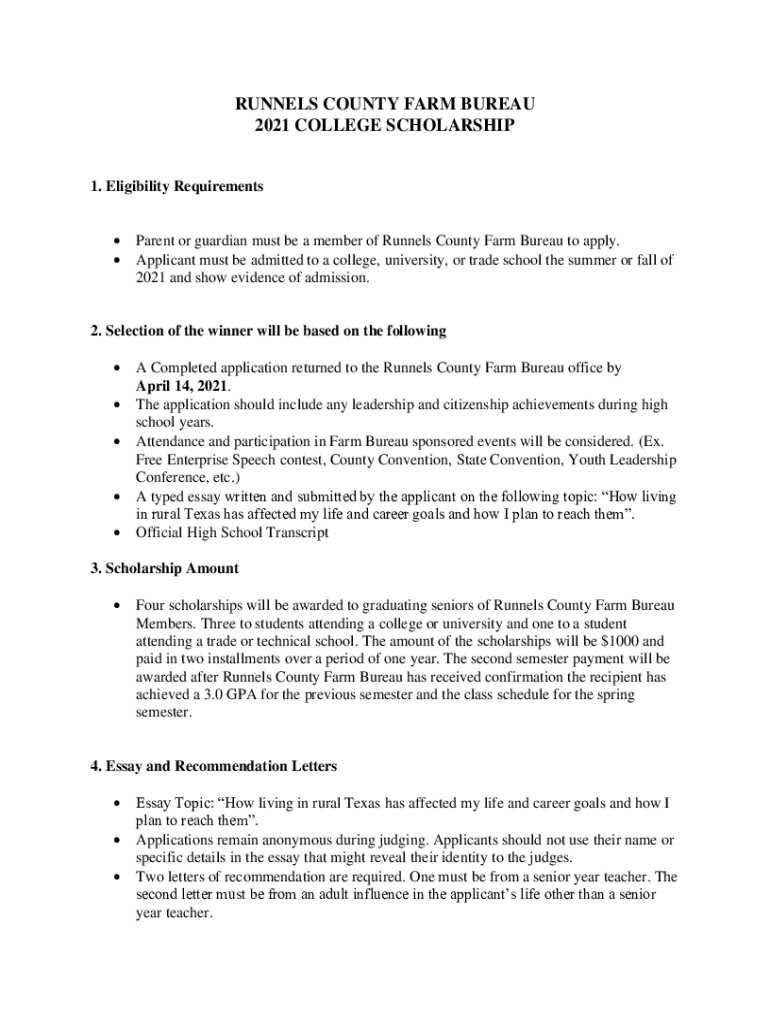 Fillable Online Runnels County Farm Service Agency Texas Land