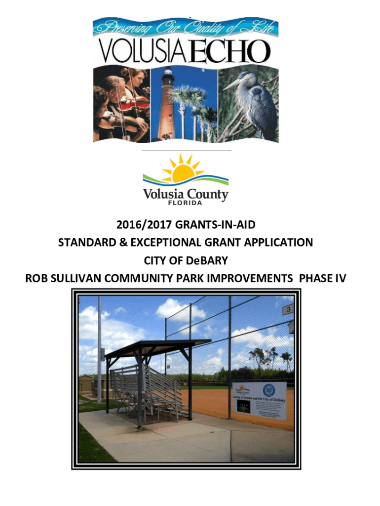 Fillable Online Rob Sullivan ParkCity of DeBary Florida Fax Email Print