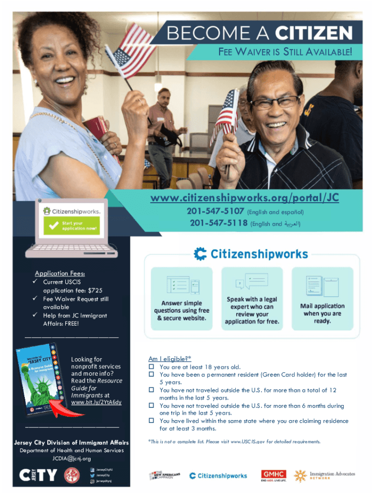 Fillable Online How to Apply for a USCIS Fee Waiver or ReductionGet a