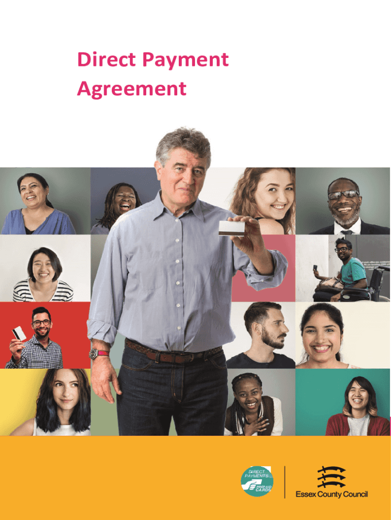 Fillable Online Essex County Council Direct payment form 2021 Fax Email