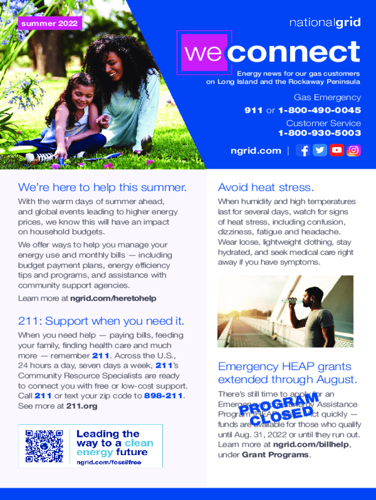 Fillable Online Long Island NY Natural GasHomeNational Grid Fax Email