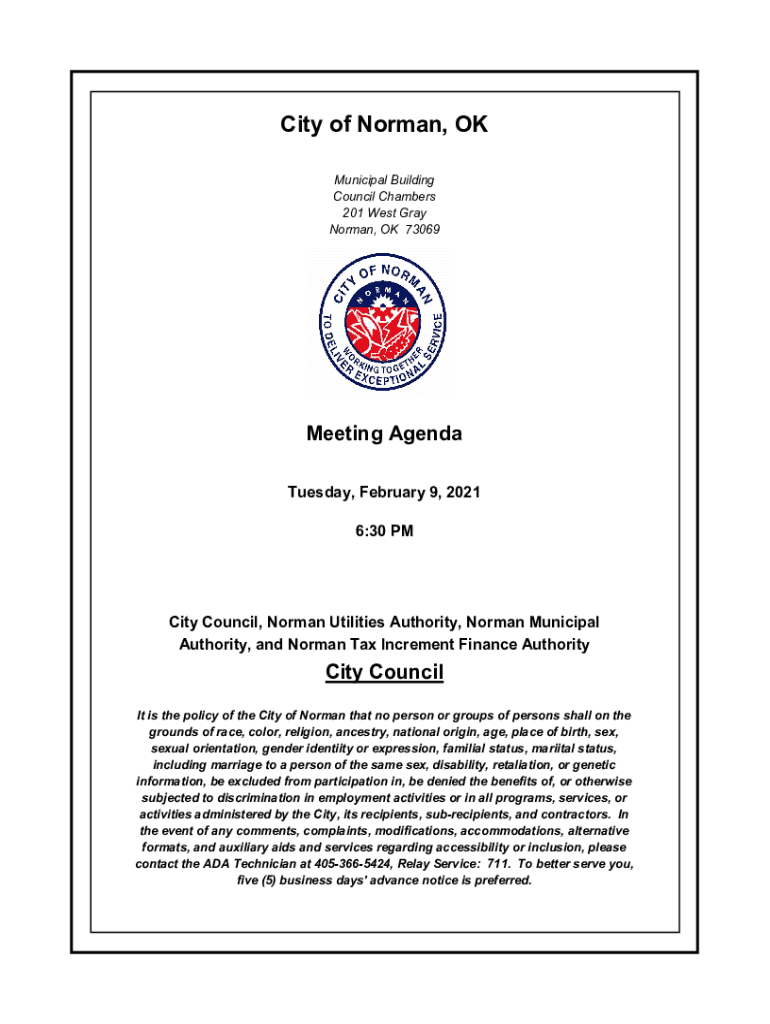 Fillable Online City of Norman ZONING ORDINANCE normanok.gov Fax