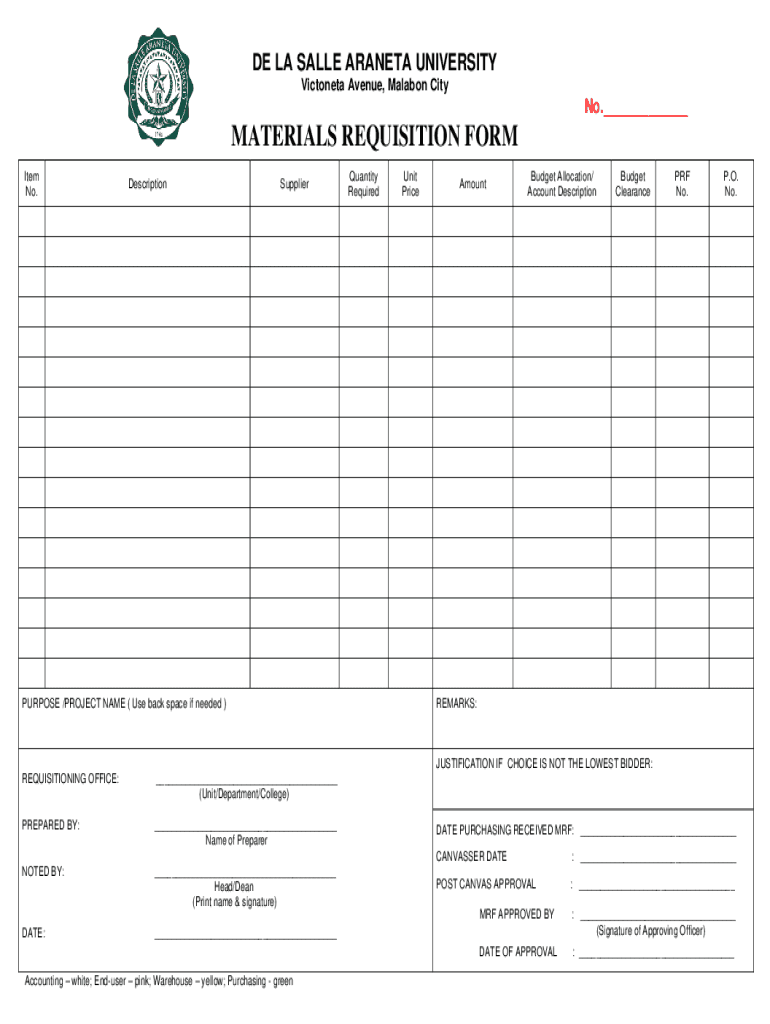 Fillable Online La Salle