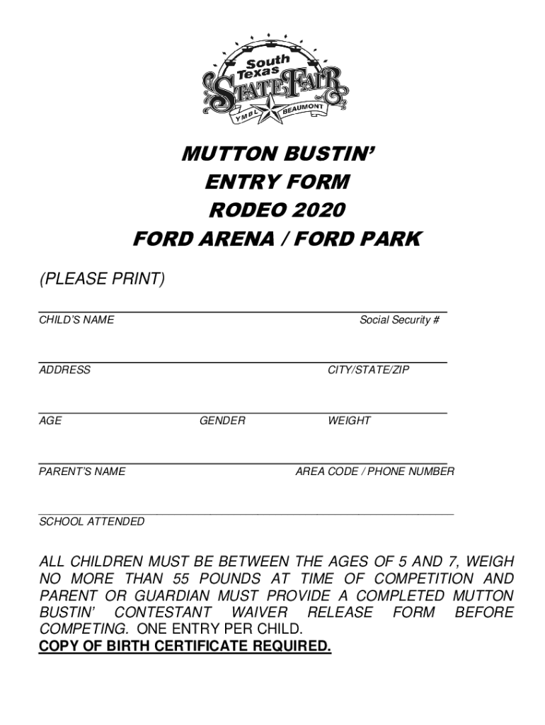 Fillable Online Bustin