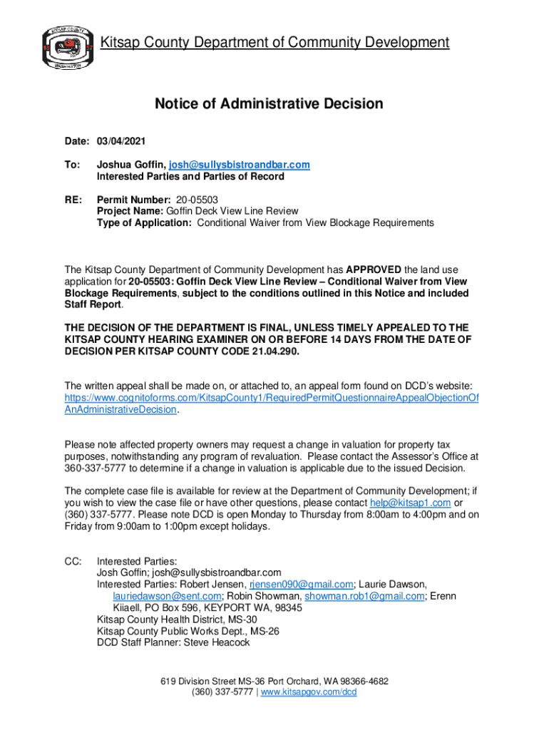 Fillable Online County