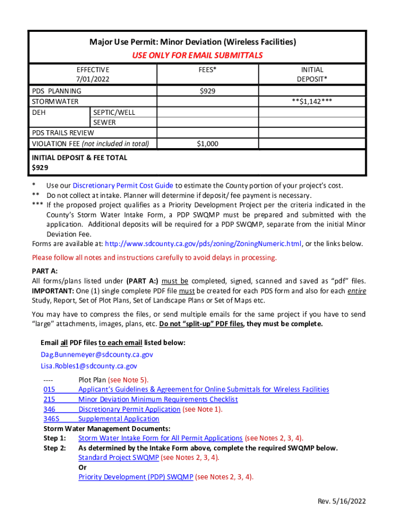 Fillable Online Minor Use Permits Sacramento County, CaliforniaMajor