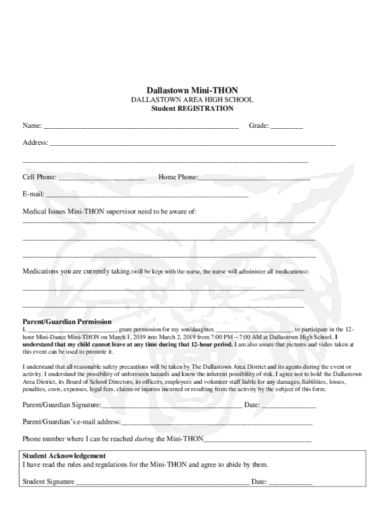 Fillable Online Online Registration Overview Dallastown Area School