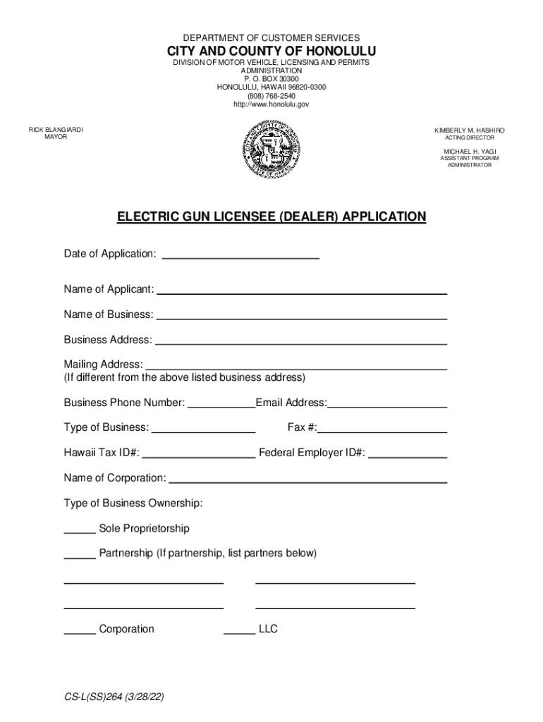 Fillable Online Licenses, Permits and Passes HonoluluMotor Vehicle