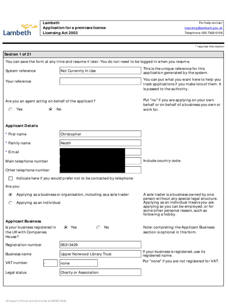 Fillable Online LAMBETH TRANSPORT PARKING SURVEY METHODOLOGY Fax Email