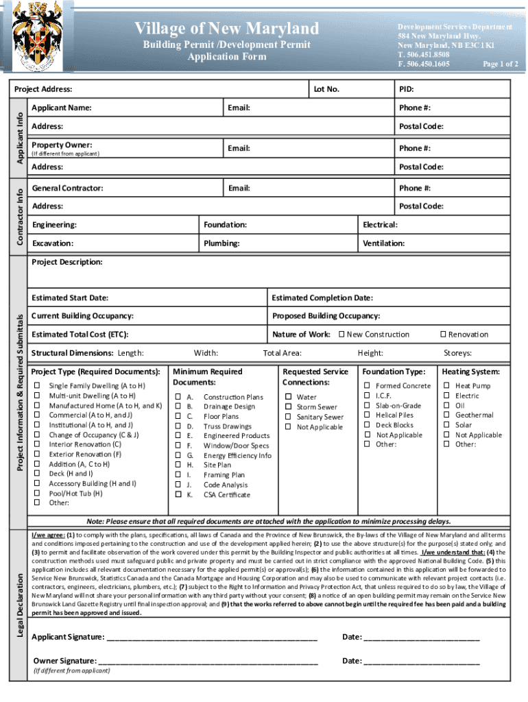 Fillable Online Electronically Accepted Permit Applications