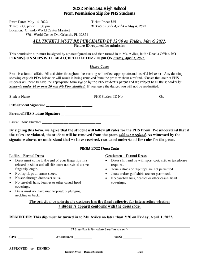 Fillable Online Poinciana High