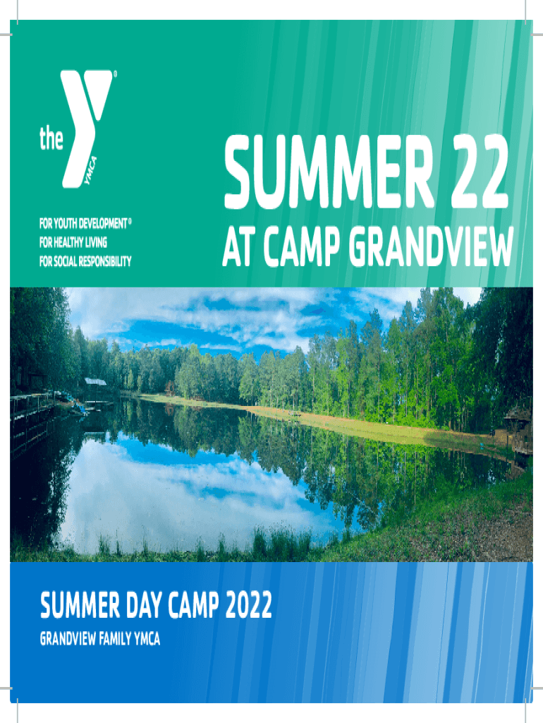 Fillable Online YMCA Summer Day Camps Day Camps for Kids YMCA of
