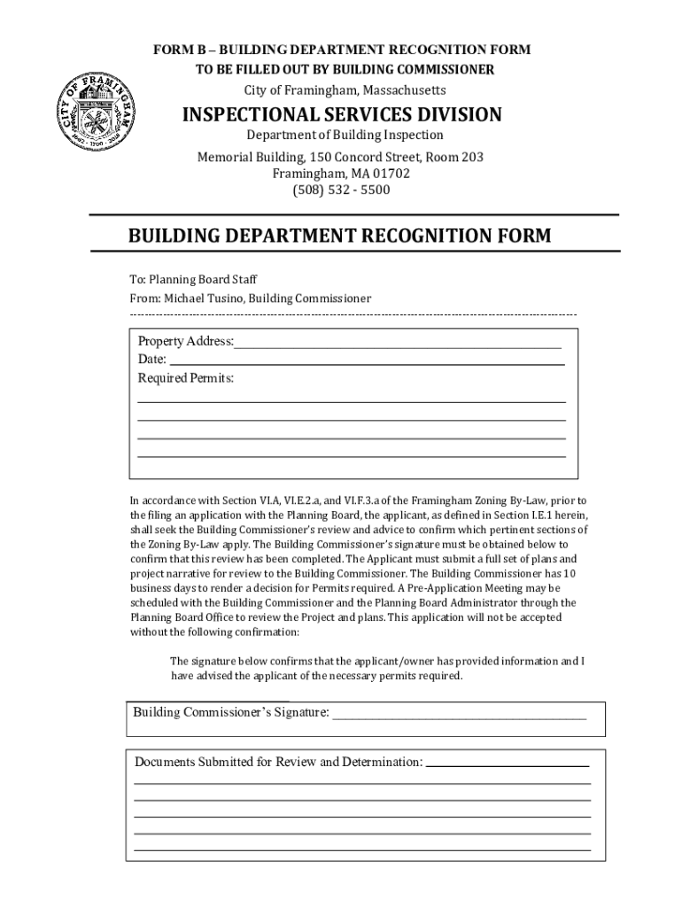Fillable Online INSPECTIONAL SERVICES DIVISION BUILDING DEPARTMENT