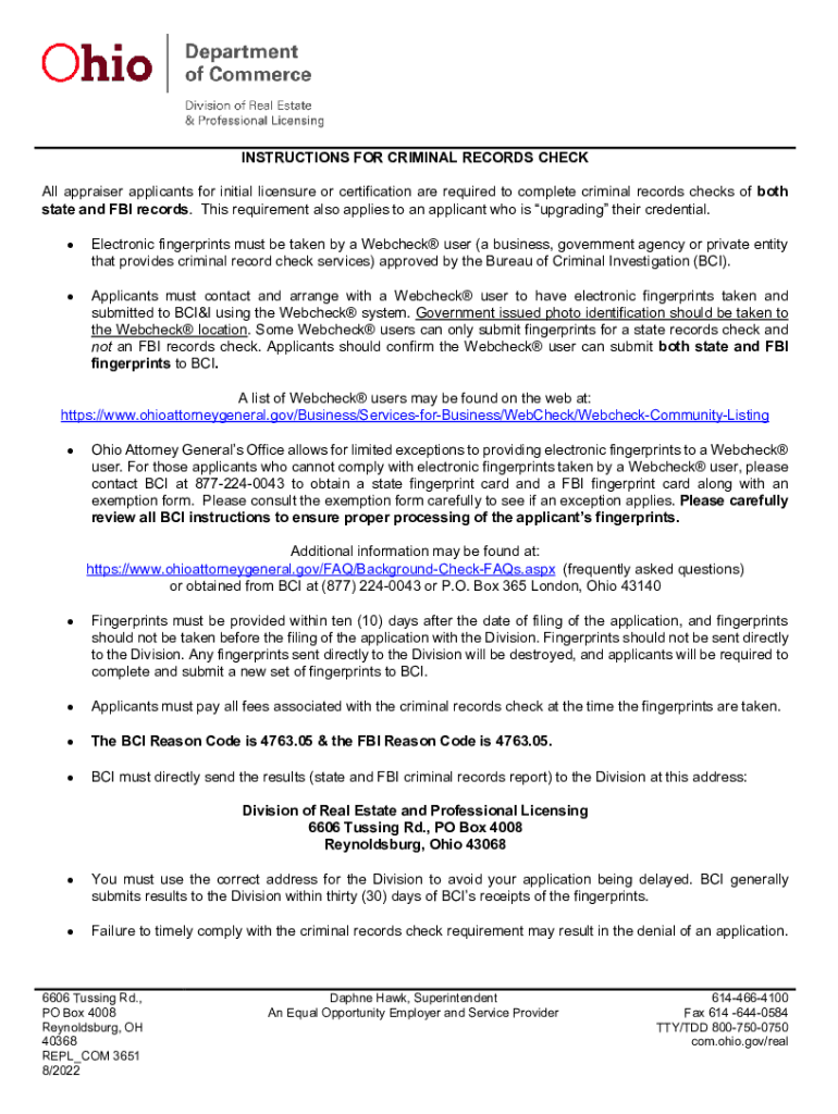 Fillable Online com ohio com.ohio.govwpswcmINSTRUCTIONS FOR CRIMINAL