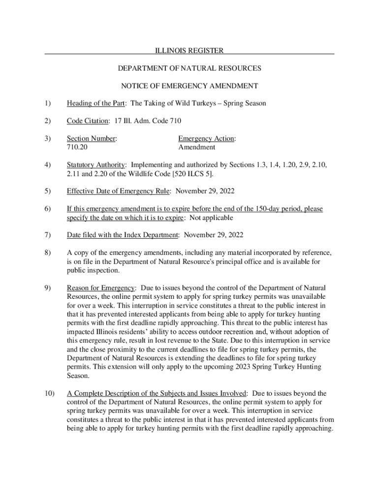 Fillable Online www2 illinois ILEmergencyVHSRules72008.doc ILLINOIS REGISTER DEPARTMENT OF