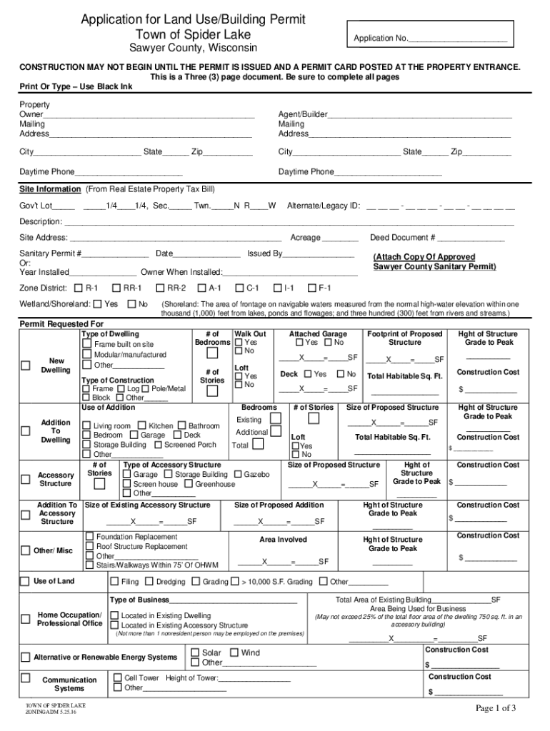 Fillable Online Permit Applications, Forms, Instructions and Affidavits