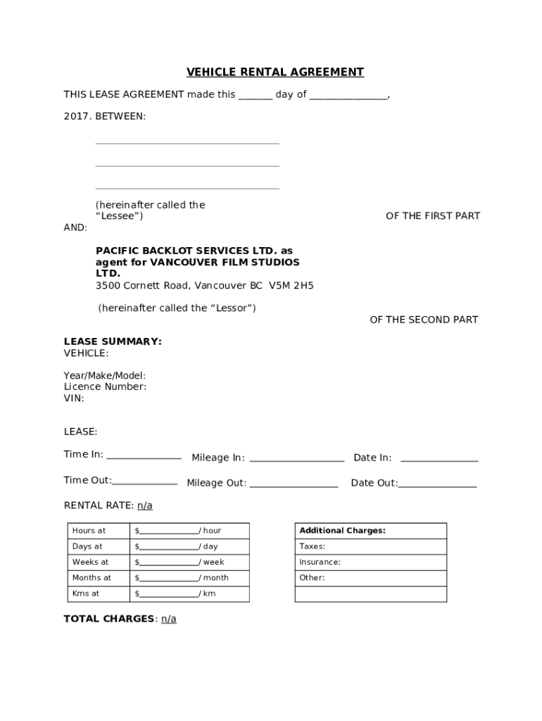 Free Land Lease Agreement Templates (Word / PDF) Doc Template pdfFiller