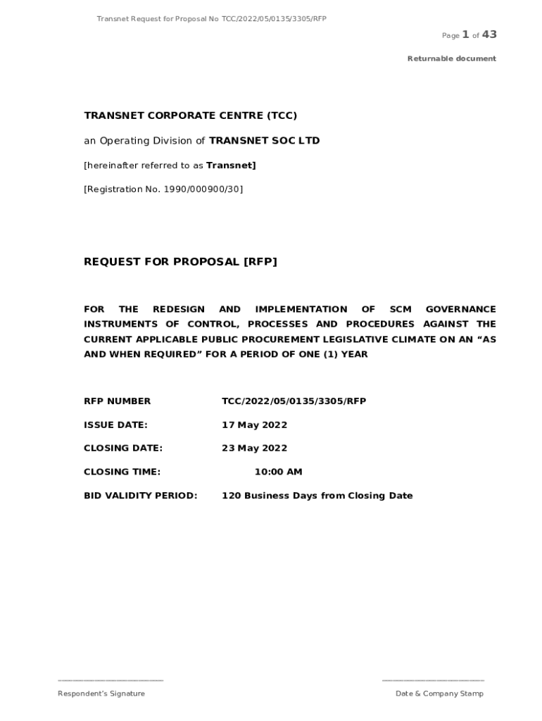SOC Ltd Tender Bulletin Page 74 of 471 Tender Bulletins