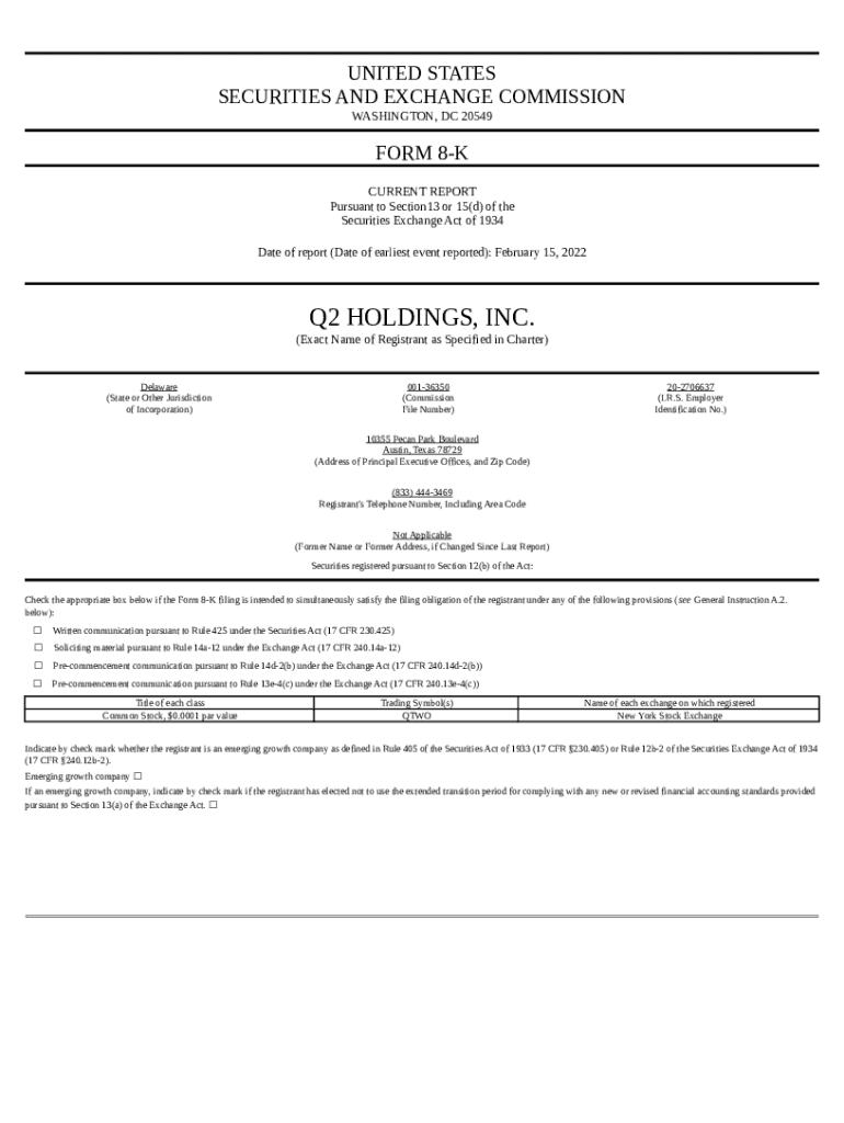 Q2 Holdings, Inc. (. EDGAR Online Pro Doc Template pdfFiller