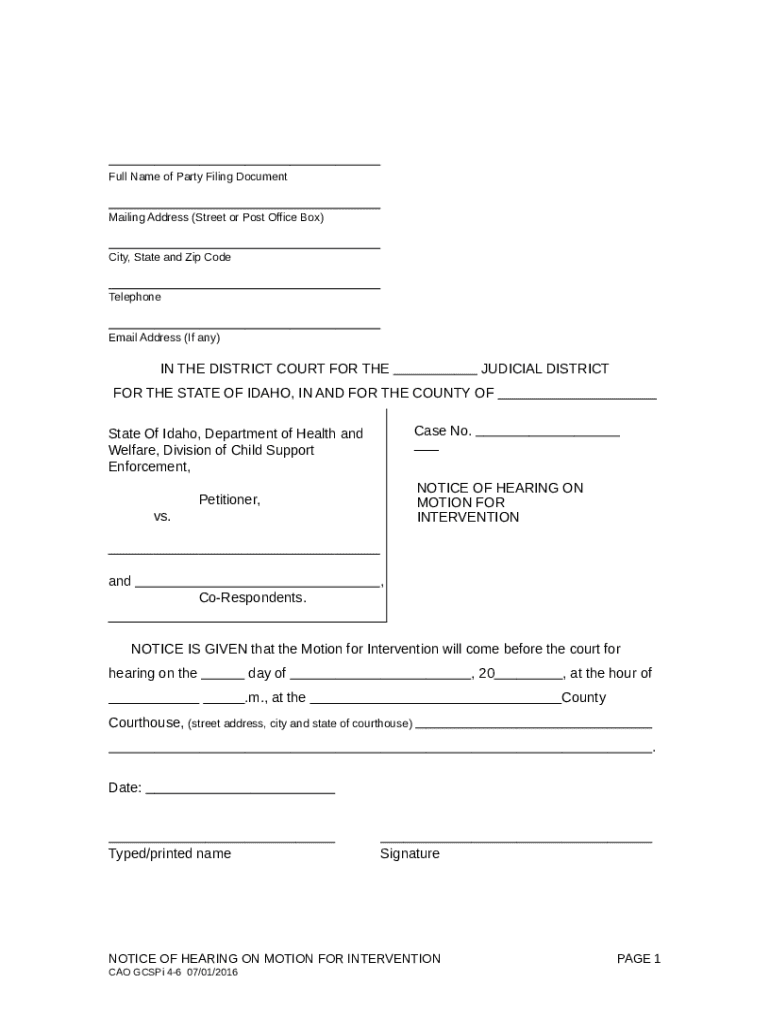 Affidavit of service idaho. 1 What is a Idaho Affidavit Of Service