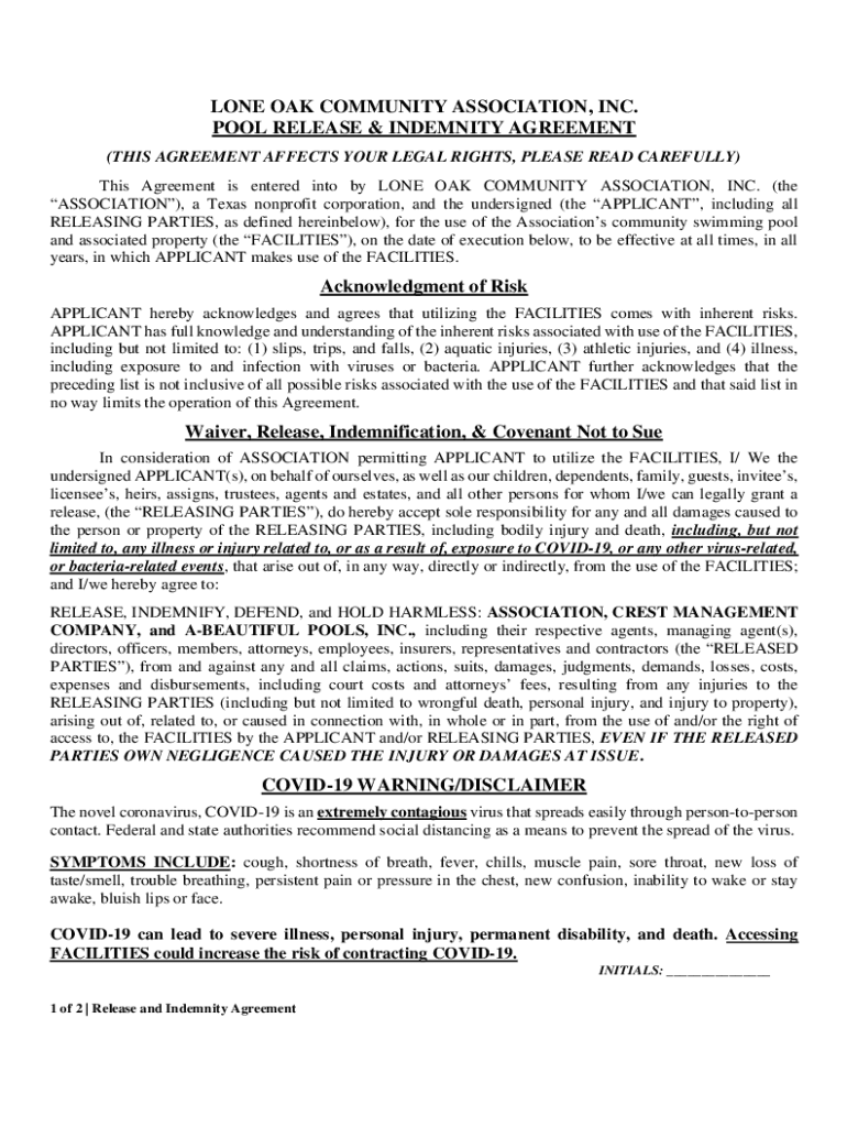 Fillable Online What to know about Lone Oak Village in Cypress Fax