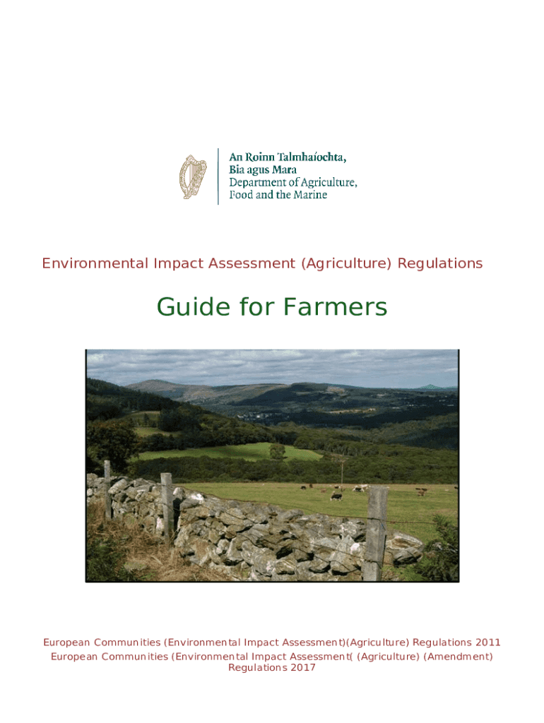 Environmental Impact Assessment (Agriculture) Regulations Doc Template pdfFiller