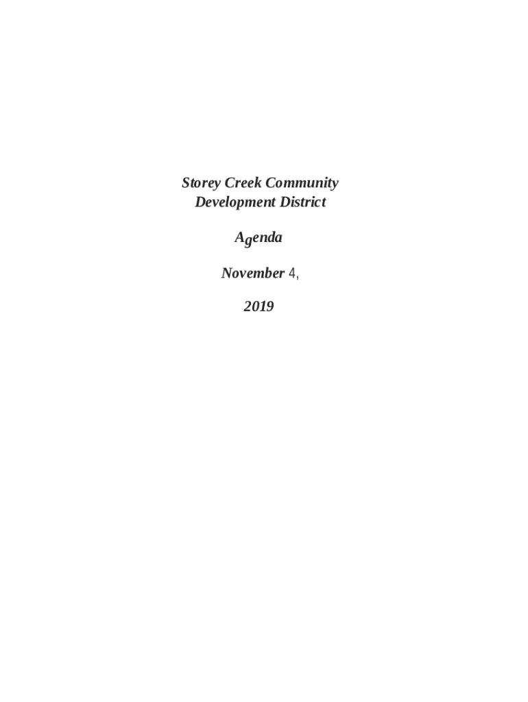 Storey Drive Development District site Doc Template pdfFiller