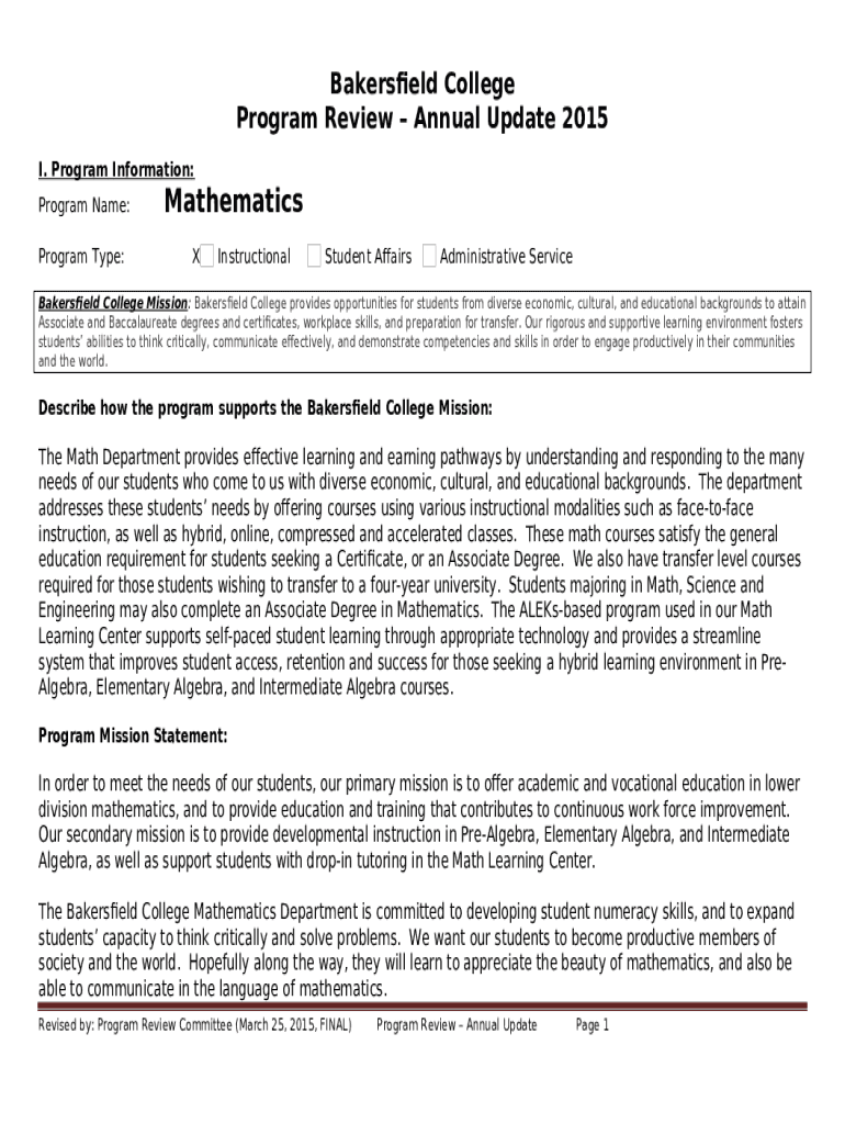 Bakersfield College to be Recognized as Statewide Doc Template