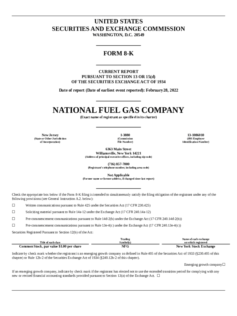 national fuel gas company Doc Template pdfFiller