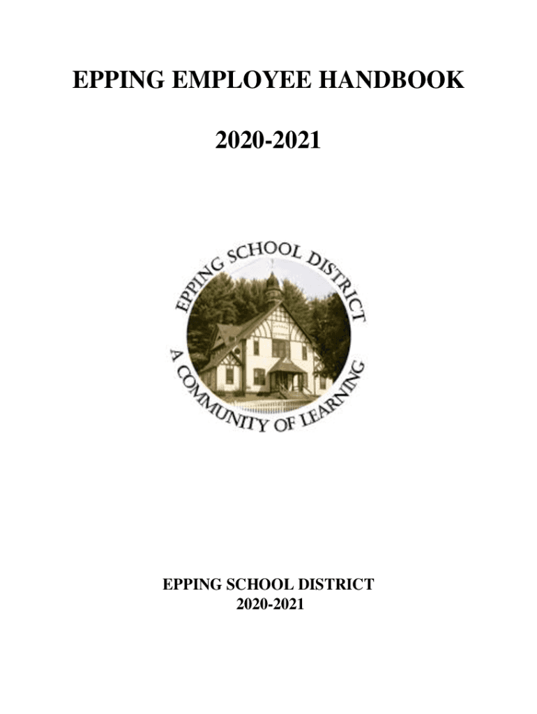 Fillable Online Employee Handbook Salome Elementary School Fax Email