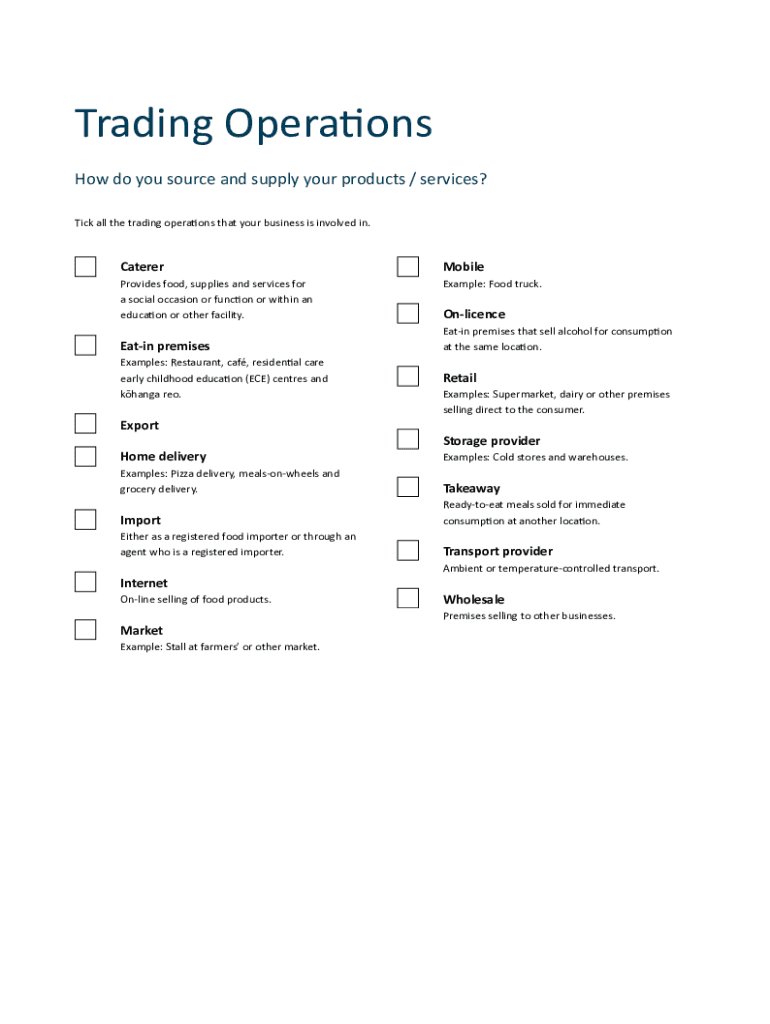 Fillable Online 5 Tips For Template Food Control Plan Operators Fax