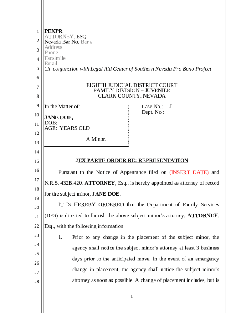 Attorney Dashboard State Bar of Nevada Doc Template pdfFiller