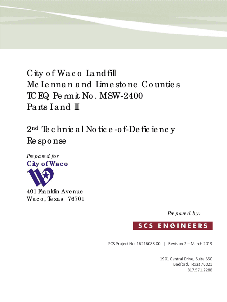 Fillable Online Municipal Solid Waste Permits Learning More Fax Email