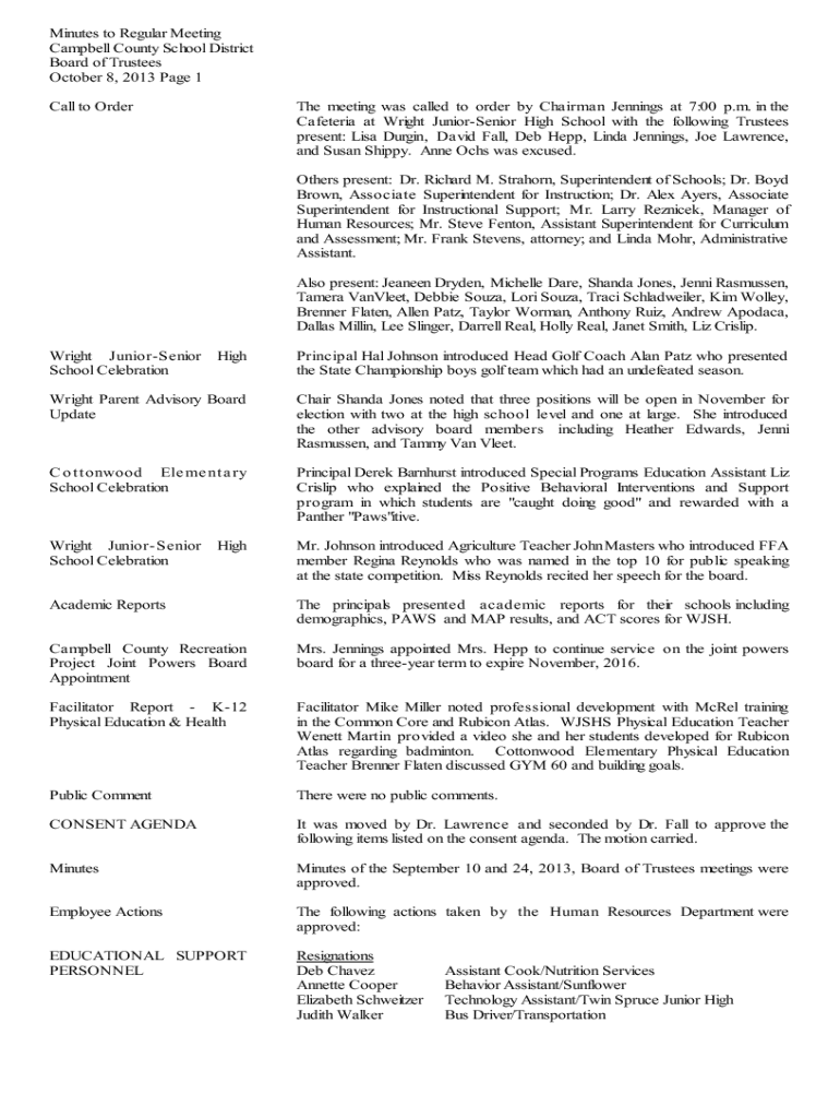 Fillable Online Cafeteria at Wright JuniorSenior High School with the