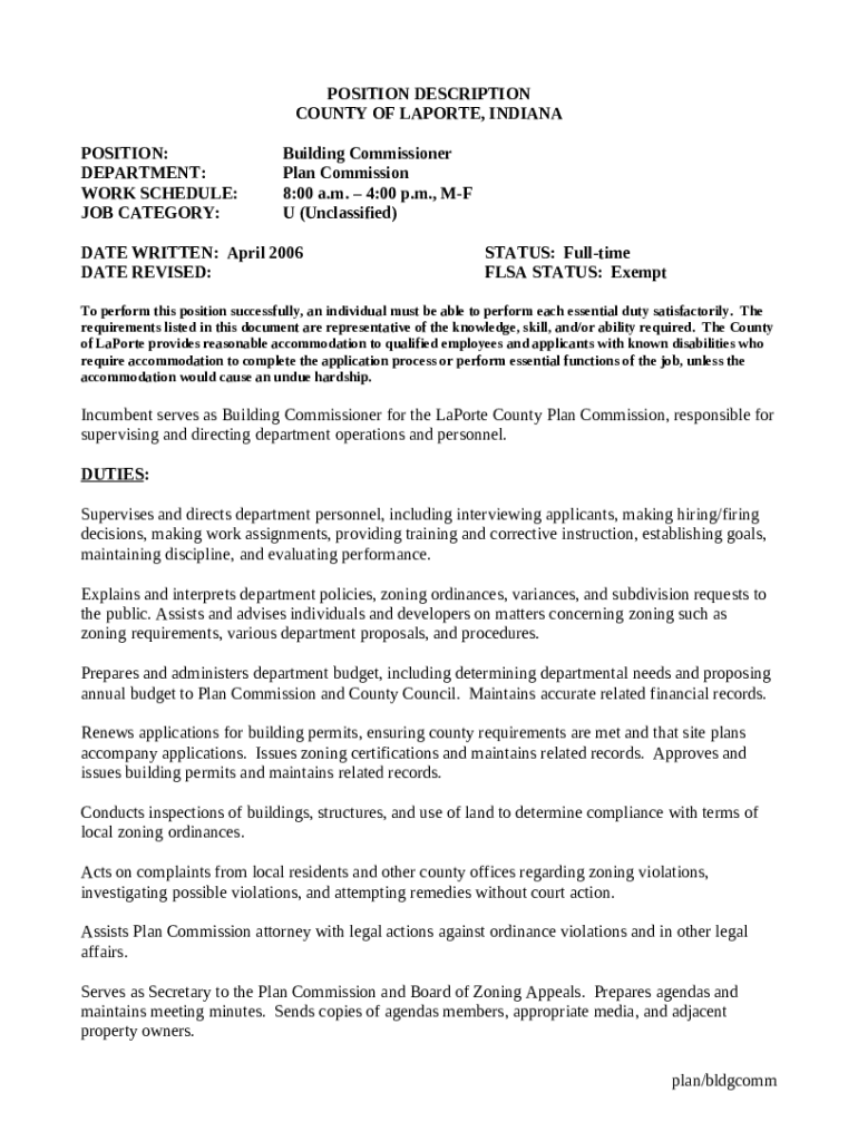 human resources manager (workplace programs) Job Bulletin Doc