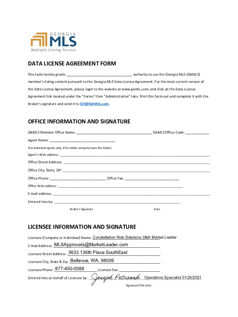 Fillable Online Did you know? MLS Add Updated GAR Forms to My