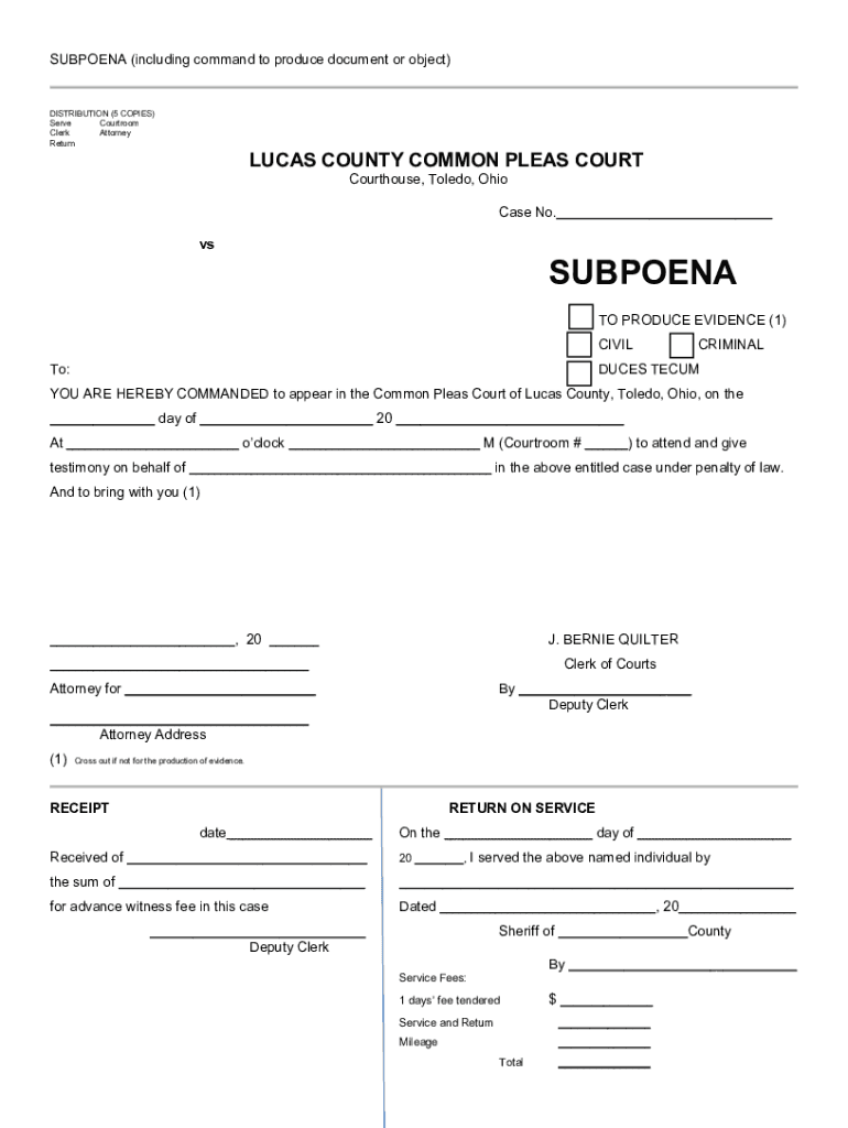 Subpoena lucas Fill out & sign online DocHub